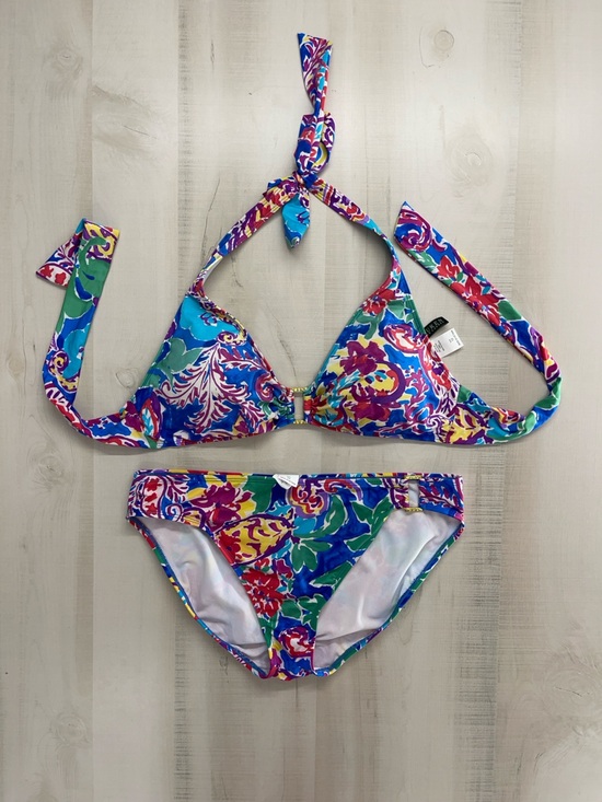 Lauren Ralph Lauren Other - LAUREN RALPH LAUREN printed colorful bikini set halter 12 sexy vacation